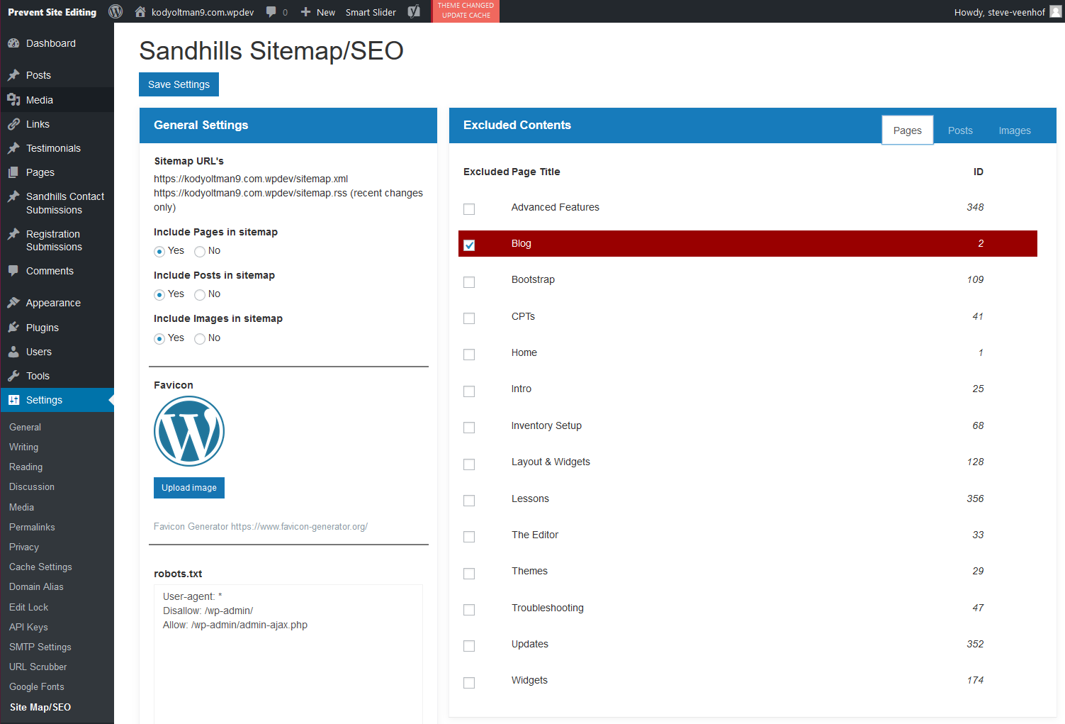 Sanhills Site Map & SEO