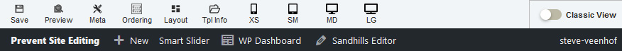 General Editor Controls